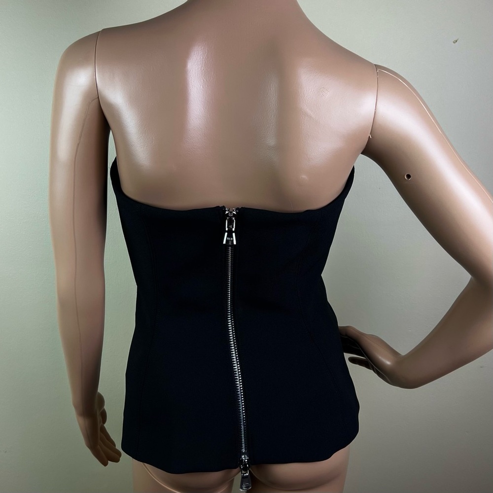 NEW VERONICA BEARD BLACK STRAPLESS TOP - Picture 7 of 11